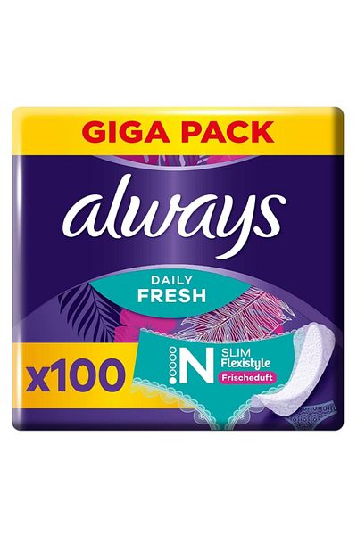 Always Panty liners, Always, Daily Fresh Slim Flexistyle, breathable, thin, pack of 100 pieces