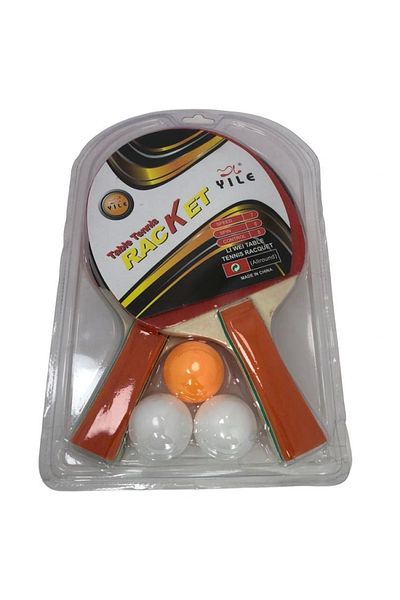 Zizu Zizu Dk-193 Table Tennis Racket 2 Pieces 3 Balls Pvc