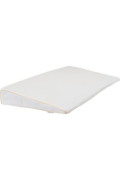 Moon Organic Universal Crib Wedge -White, organic Wedge fabric