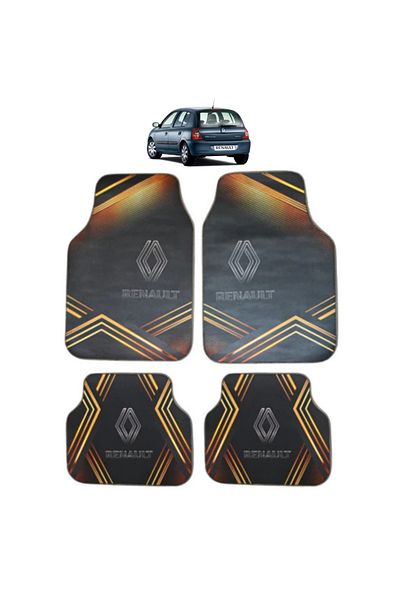 Generic Universal Floor Mats Renault Clio II 1998–2005 – Blue/Black