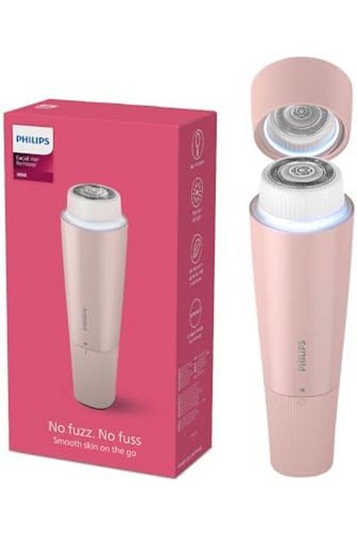 Philips Facial Hair Remover BRR454/00, Lychee Pink