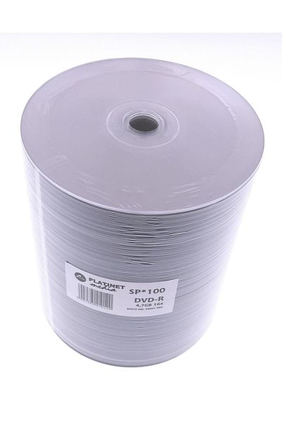 Platinet DVD-R, 4.7Gb, 16X , Printabil PRO, Platinet , [41012], set 100 buc