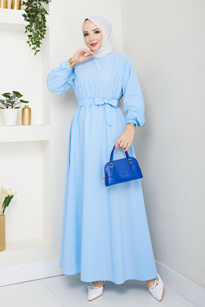ENDERON - Tericoton Tesettür Elbise