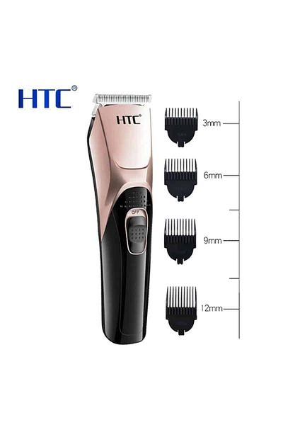 HTC Washable Rechargeable Professional Hair Trimmer AT-228 Multicolor