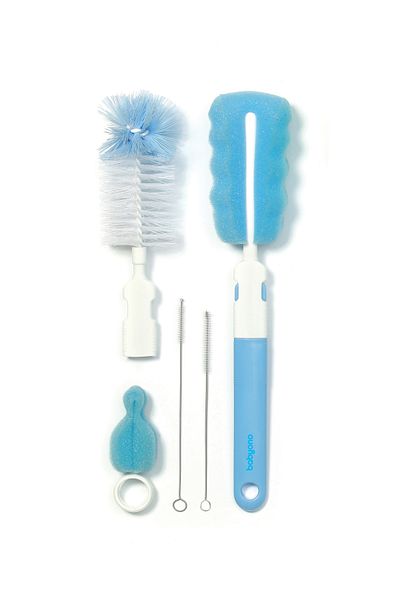 Babyono Set perii pentru biberon si tetina 735/01, Albastru