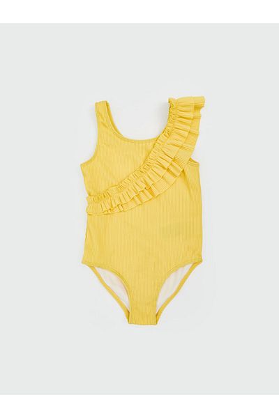 LC Waikiki New Season U Neck Girl's Swimsuit - S5Eh40Z1