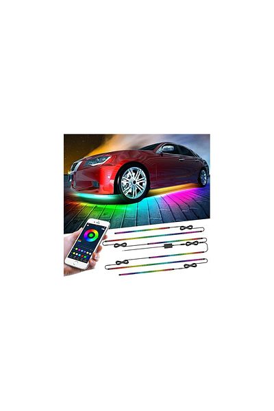 AUTOREY Dynamic RGBIC car LED strip 2x120 cm and 2x150 cm