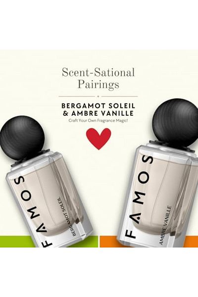 Famos Bergamot Soleil Extrait de Parfum 100ml – Unisex Spicy Fresh Fragrance
