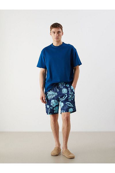 LC Waikiki Νέα σεζόν Ανδρικά Μαγιό με μοτίβο με ύψος στο γόνατο - S5CE02Z8