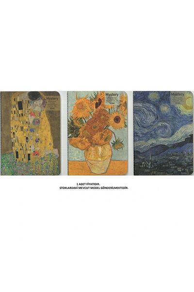 Odak 777-281 Mystery A6 Thread Stitched Unlined Notebook 56 Yp