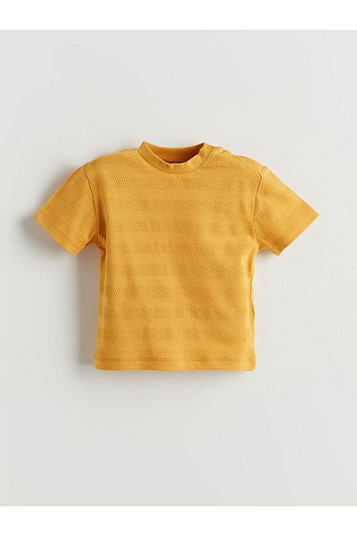 LC Waikiki Sari Striped Baby Boy T-Shirt and Shorts 2-Piece