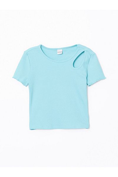 LC Waikiki New Season Crew Neck Girls' T-Shirt - S5Go05Z4