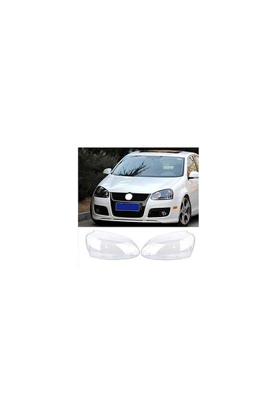 AUTOREY Set of 2 Volkswagen headlight lenses for Golf 5 / Golf V (2004 - 2009)