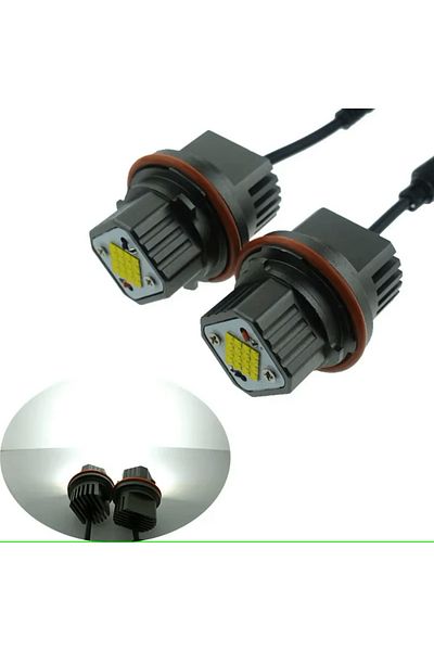 AUTOREY Set 2 LED Marker Bulbs for Angel Eyes BMW 160W E83 E87 E60 E61 E53 E63 E64 E65 E66 White Light 6000K