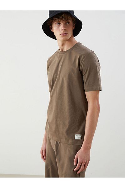 LC Waikiki Crew Neck Combed Cotton Men's T-Shirt