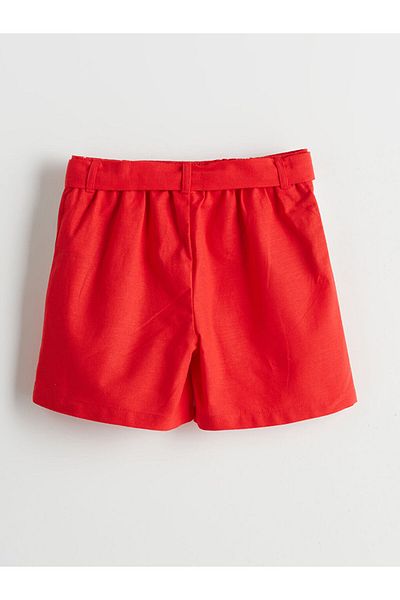 LC Waikiki New Season Linen Blend Floral Girls' Shorts