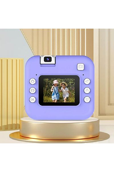 rexa Kids Printing Camera with 2.0" Screen – 24MP HD Lens, 180° Rotating, Portable Instant Photo Printer