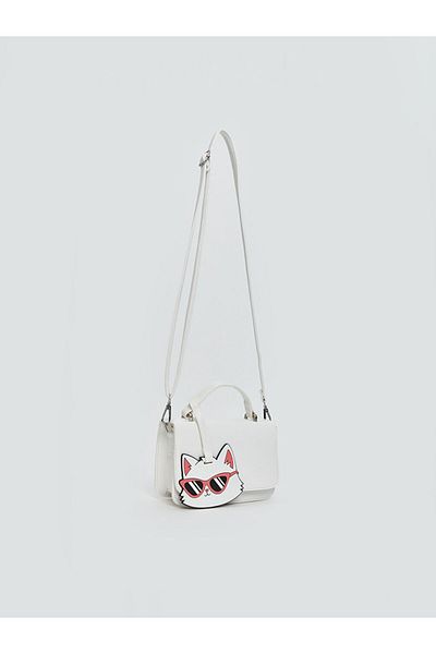 LC Waikiki Ecru Leather Look Women's Shoulder Bag