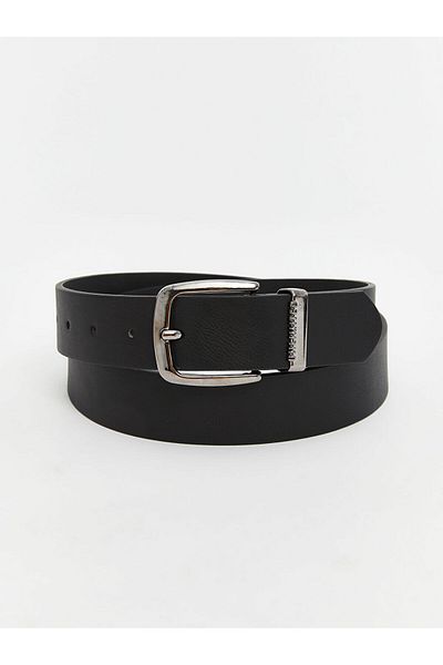 LC Waikiki Black Leather Look Men's Belt