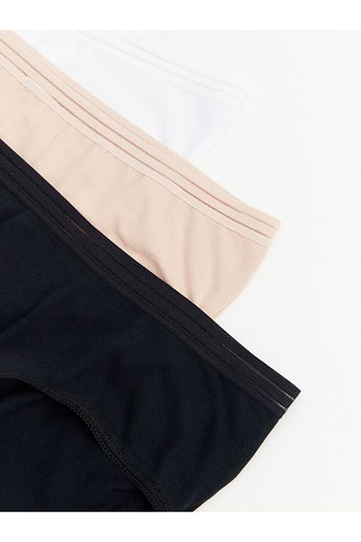 LC Waikiki Νέα σεζόν Duz Hipster Culottes 3 Πακέτο - S45457Z8