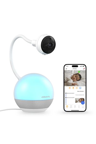 Chillax - DM600 - Smart 1080p Baby Camera, Mood Light Sleep Trainer, and Sound Soother