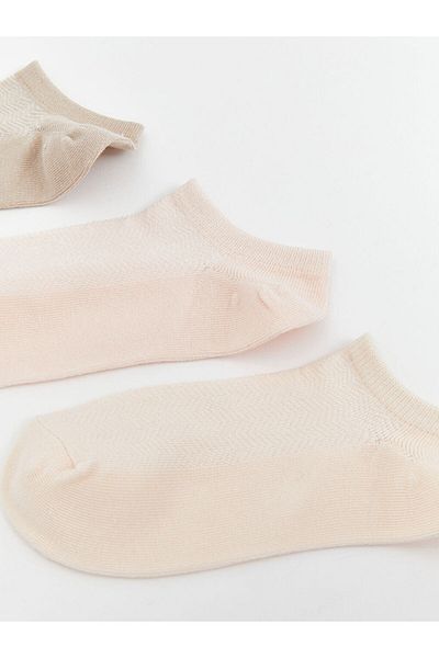 LC Waikiki New Season Patterned Women's Booties Socks 5-Piece - S5Dd13Z8