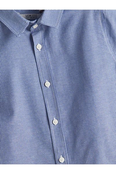 LC Waikiki New Season Short Sleeve Striped Boy's Shirt - S5Id15Z4