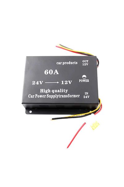 AUTOREY 24V - 12V, 60A, 600W Step Down Converter – Ideal for Caravans, Trucks and Other Vehicles