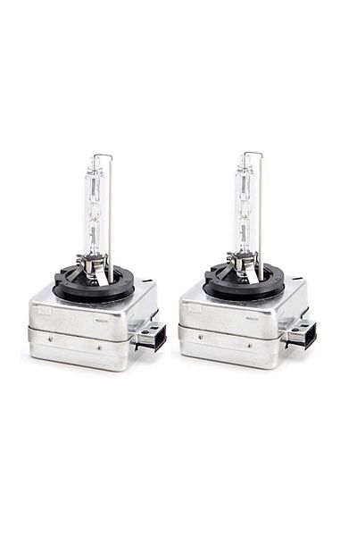 AUTOREY Set of 2 Xenon Car Bulbs D1S, Bi-Xenon, 35W, 6000K, +60% Light, Low and High Beam, Cool White Light