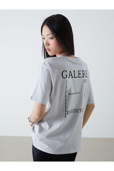 LC Waikiki New Season Crew Neck Printed Oversize Women's T-Shirt - S5Dj16Z8