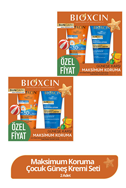 Bioxcin Sun Care Çok Yüksek Korumalı Çocuk Güneş Kremi 50Spf After Sun Hediye...