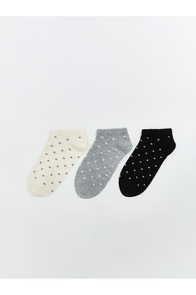 LC Waikiki New Season Girls' Booties Socks 3-Piece - S5Lj33Z4
