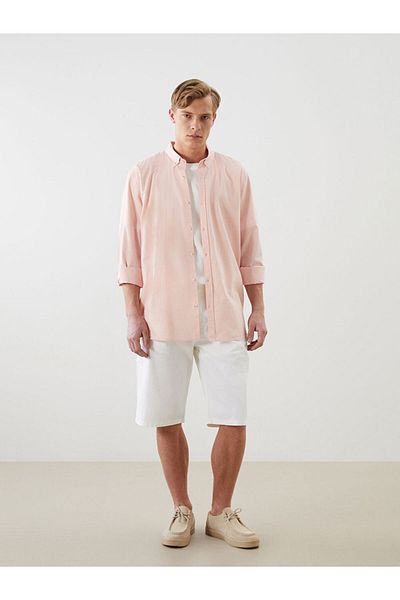 LC Waikiki Νέα σεζόν Slim Fit Μακρυμάνικο Ανδρικό Πουκάμισο - S60101Z8