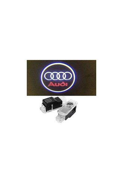 AUTOREY Audi A3, A4, A5, A6, A7, Q3, Q5, Q7 Plug and Play Hologram Door Logo Light Set