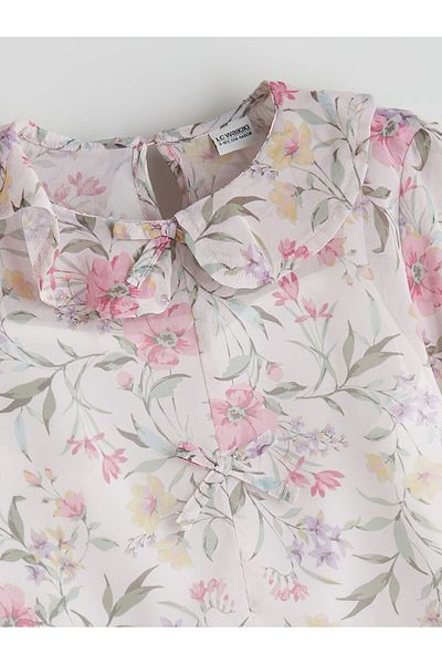 LC Waikiki Lcw Baby Collar Floral Girl's Blouse