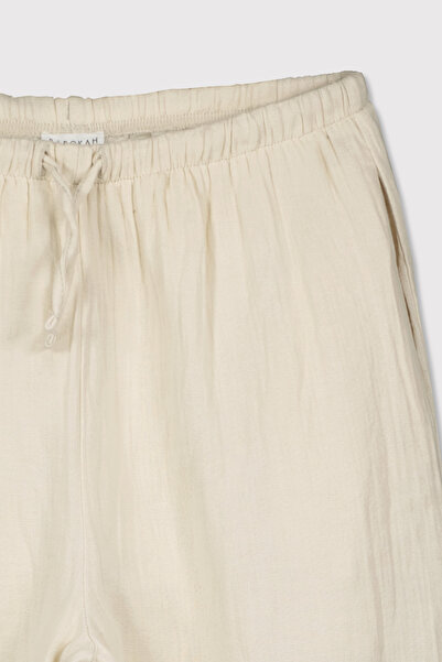 BABOKAH Geniş Paça Müslin Pantolon