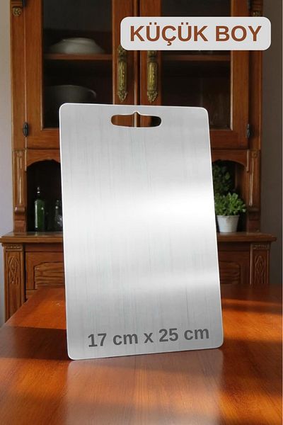 ONYS Stainless Steel Cutting Board - Small Size - Set Top Quality Antibacterial Cutting Board