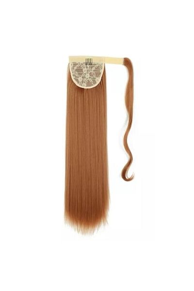 animis beauty Coada par Blond Caramel, dreapta, 60 cm, cu suvita laterala , fibra sintetica cu aspect natural