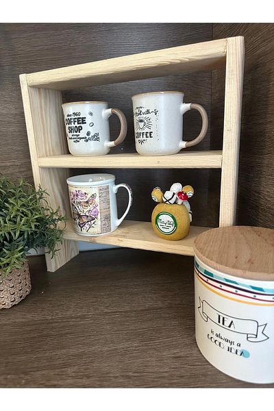 Wooden Factory Wooden Spice Rack Stand Countertop Organizer Wooden Shelf Spice Rack
