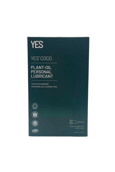 YES Οργανικό λιπαντικό με βάση το λάδι με απλικατέρ, χωρίς ορμόνες και γλυκερ...