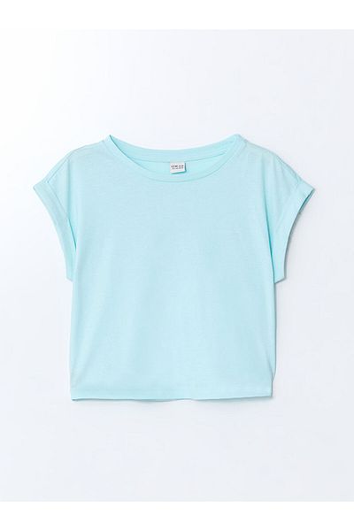 LC Waikiki New Season Crew Neck Girl's T-Shirt - S5Ev99Z4