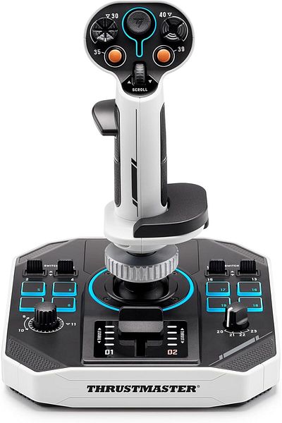 Thrustmaster Sol-R1 Flight Joystick with 44 Buttons & Hall Effect Tech for Precise Space Simulation