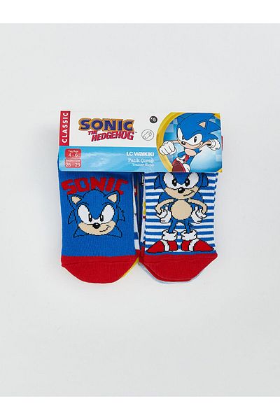 LC Waikiki Чорапи с ботуши Sonic за момчета, комплект от 5 броя - S5ET24Z4