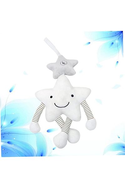 Factory Price - Hanging Plush Crib Toy With Music - Star