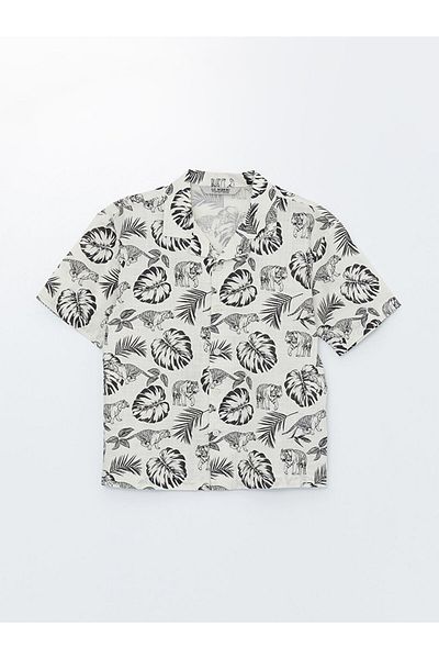 LC Waikiki LCW Comfortable Fit Patterned Boy's Shirt