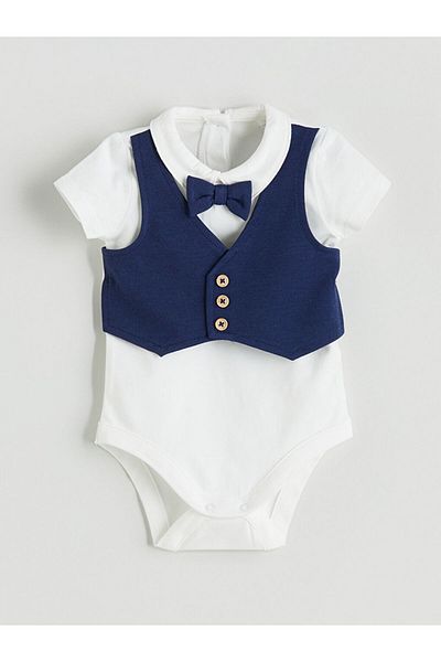 LC Waikiki Baby Boy Shirt Shorts and Vest 3 Piece Set