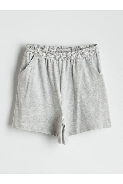 LC Waikiki New Season Girls' Shorts with Elastic Waist 2-Piece - S5Fv80Z4