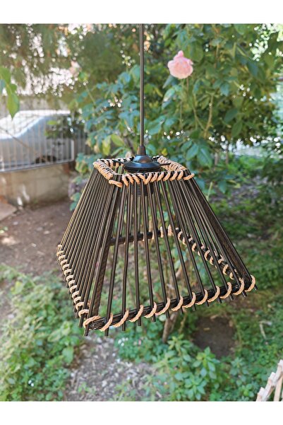 Sou atölye Rattan Bambu Halat Avize