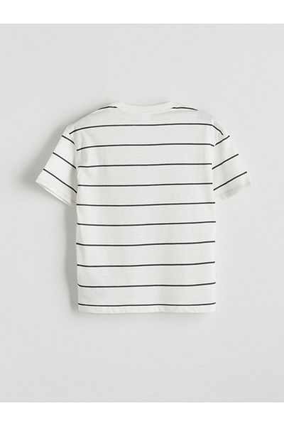 LC Waikiki New Season Crew Neck Striped Boys T-Shirt 2-Piece - S5Lh50Z1