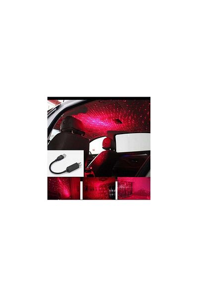 AUTOREY Laser lamp for car ceiling with USB power supply, red color